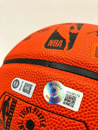 MANU GINOBILI Basketball Showcase (San Antonio Spurs) Signierter Basketball, Signature Series – Bild 3