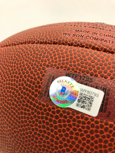 MICHAEL IRVIN Football Showcase (Dallas Cowboys) Signierter Football, NFL Grip Control – Bild 3