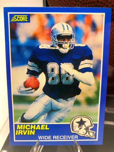 MICHAEL IRVIN Football Showcase (Dallas Cowboys) Signierter Football, NFL Grip Control – Bild 5