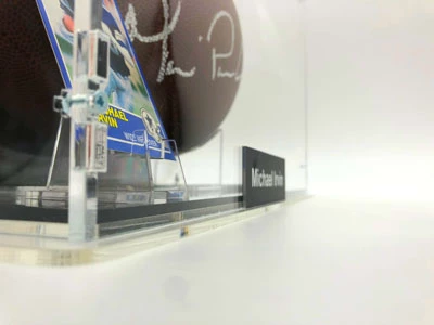 MICHAEL IRVIN Football Showcase (Dallas Cowboys) Signierter Football, NFL Grip Control – Bild 7