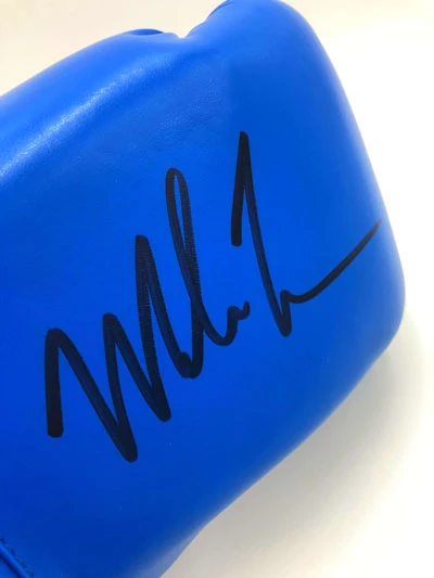 MIKE TYSON Boxing Showcase, Boxhandschuh (Cleto Reyes) Blue Glove – Bild 2