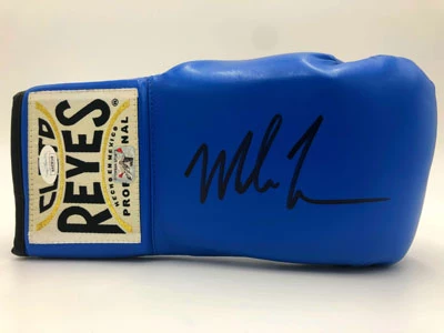 MIKE TYSON Boxing Showcase, Boxhandschuh (Cleto Reyes) Blue Glove – Bild 8