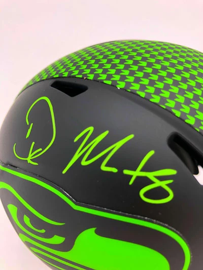 D.K. METCALF Showcase (Seattle Seahawks) Signierter NFL Mini Helm, Eclipse – Bild 5