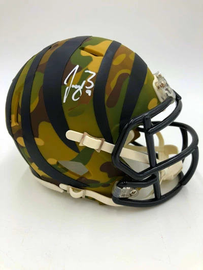 JOE BURROW Showcase (Cincinnati Bengals) Signierter NFL Mini Helm, Camo – Bild 4