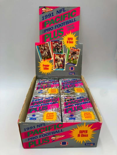 1991 NFL Pacific Pro Football Plus Player Cards, Wax Pack – Bild 5