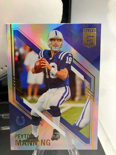 PEYTON MANNING Football Showcase (Indianapolis Colts) Signierter Football, Colts White Panel Football – Bild 5