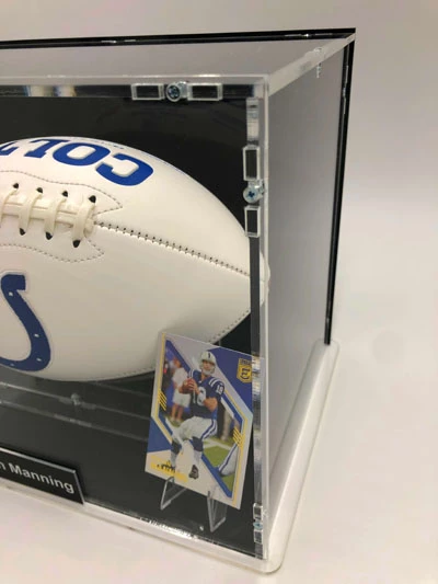 PEYTON MANNING Football Showcase (Indianapolis Colts) Signierter Football, Colts White Panel Football – Bild 7