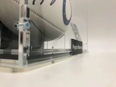 PEYTON MANNING Football Showcase (Indianapolis Colts) Signierter Football, Colts White Panel Football – Bild 8