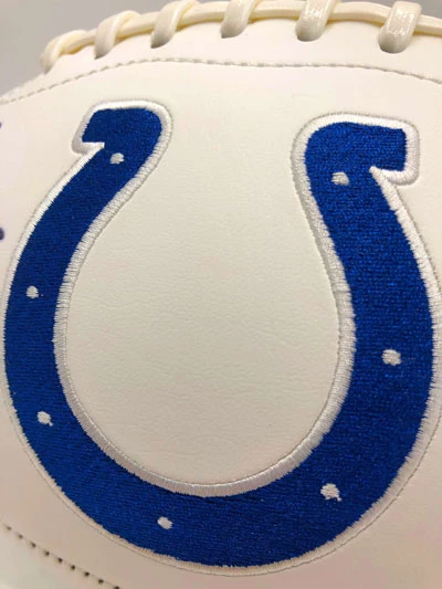 PEYTON MANNING Football Showcase (Indianapolis Colts) Signierter Football, Colts White Panel Football – Bild 10