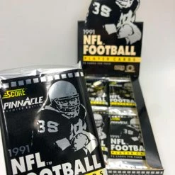 1991 Pinnacle NFL Football Player Cards, Wax Pack