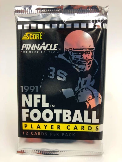1991 Pinnacle NFL Football Player Cards, Wax Pack – Bild 3