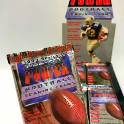 1993 Pro Set Power Football Trading Cards, Wax Pack