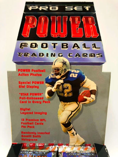 1993 Pro Set Power Football Trading Cards, Wax Pack – Bild 2
