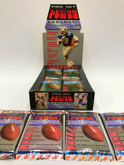 1993 Pro Set Power Football Trading Cards, Wax Pack – Bild 4