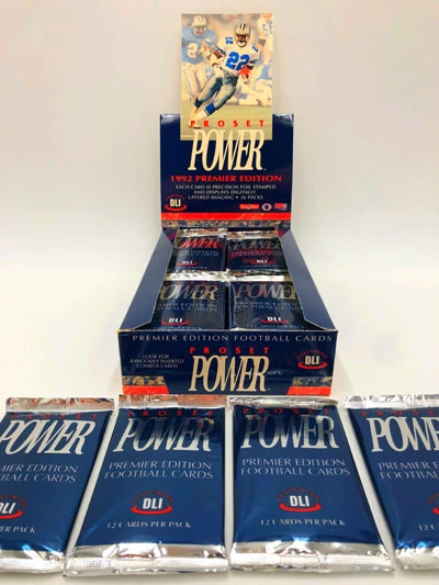 1992 Pro Set Power Premier Edition Football Cards, Wax Pack – Bild 4