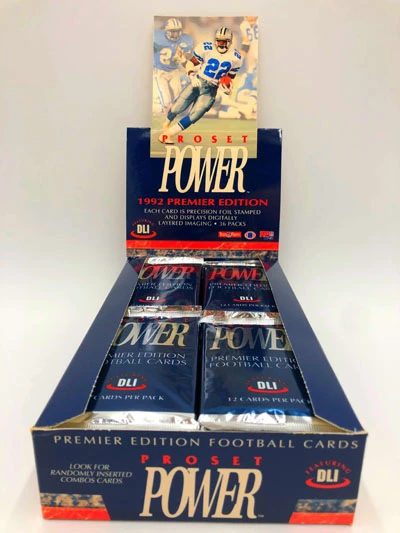 1992 Pro Set Power Premier Edition Football Cards, Wax Pack – Bild 5