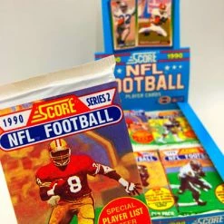 1990 SCORE NFL Football Player Cards, Wax Pack
