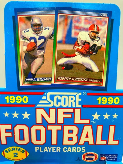 1990 SCORE NFL Football Player Cards, Wax Pack – Bild 2