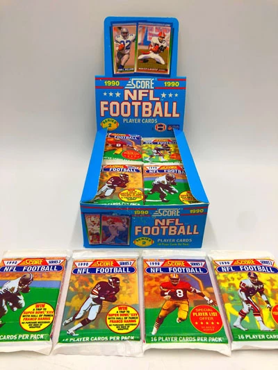 1990 SCORE NFL Football Player Cards, Wax Pack – Bild 4