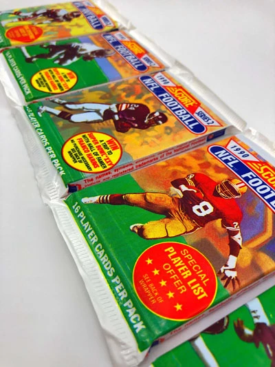 1990 SCORE NFL Football Player Cards, Wax Pack – Bild 7