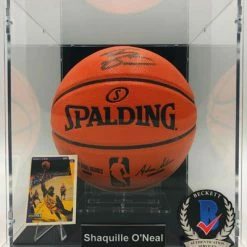 SHAQUILLE O’NEAL Basketball Showcase (Los Angeles Lakers) Signierter Basketball, Game Ball Series