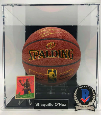 SHAQUILLE O’NEAL Basketball Showcase (Los Angeles Lakers) Signierter Basketball, ZI/O Excel