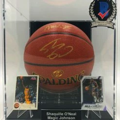 MAGIC JOHNSON & SHAQUILLE O’NEAL Basketball Showcase(Los Angeles Lakers), ZI/O Excel