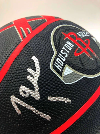 JOHN WALL (Houston Rockets) Signierter Basketball, Rockets Logo Basketball – Bild 2