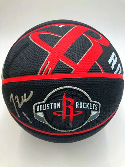 JOHN WALL (Houston Rockets) Signierter Basketball, Rockets Logo Basketball