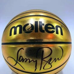 LARRY BIRD (Boston Celtics) Signierter Basketball, Gold Edition