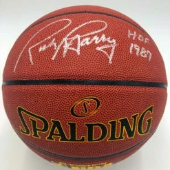RICK BARRY (Golden State Warriors) Signierter Basketball, Elevation Pro