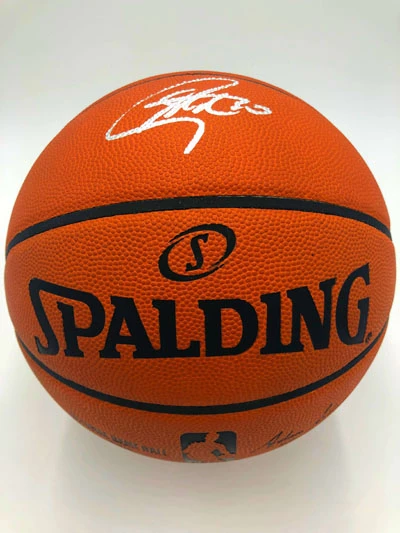STEPH CURRY (Golden State Warriors) Signierter Basketball, Game Ball Series