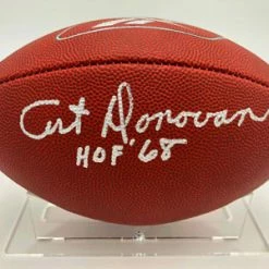 ART DONOVAN (Baltimore Colts) Signierter Football, Reebok Football
