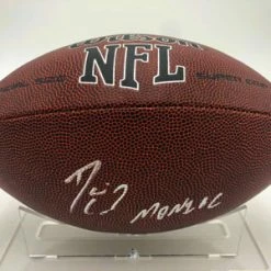 DARIUS LEONARD (Indianapolis Colts) Signierter Football, NFL Super Grip Cover