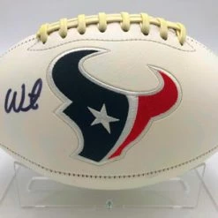 DESHAUN WATSON (Houston Texans) Signierter Football, Texans White Panel Football