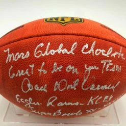 DICK VERMEIL (Eagles, Rams, KC) Signierter Football, NFL „The Duke“ Game Ball