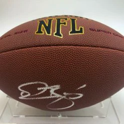 DONOVAN MCNABB (Philadelphia Eagles) Signierter Football, NFL Super Grip Cover