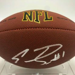 EMMANUEL SANDERS (Buffalo Bills) Signierter Football, NFL Super Grip Cover