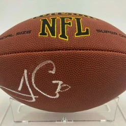 JAMES CONNER (Arizona Cardinals) Signierter Football, NFL Super Grip Cover