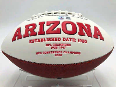 KYLER MURRAY (Arizona Cardinals) Signierter Football, Cardinals White Panel Football – Bild 3