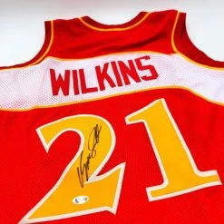 DOMINIQUE WILKINS (Atlanta Hawks) Signiertes Trikot, Custom Jersey