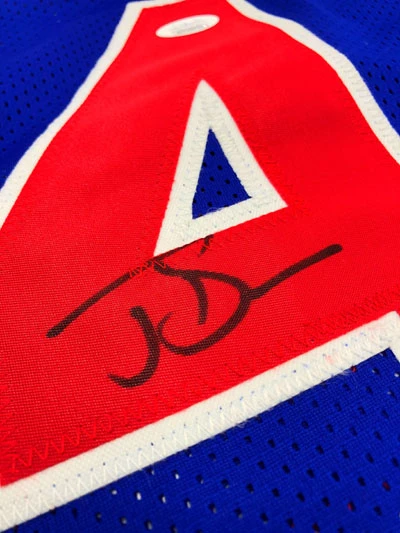 JOE DUMARS (Detroit Pistons) Signiertes Trikot, Custom Jersey – Bild 2