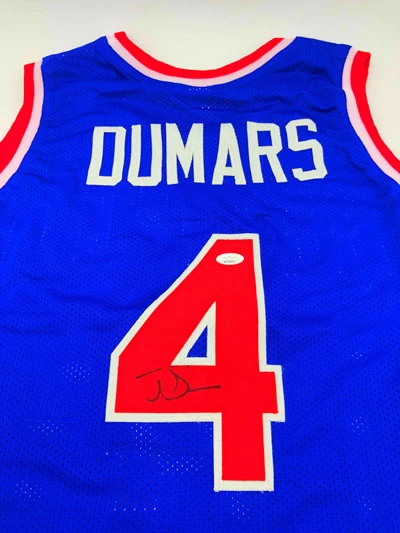 JOE DUMARS (Detroit Pistons) Signiertes Trikot, Custom Jersey