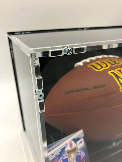 STEFON DIGGS Football Showcase (Buffalo Bills) Signierter Football, NFL Grip Cover – Bild 4