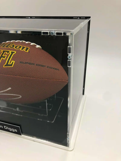 STEFON DIGGS Football Showcase (Buffalo Bills) Signierter Football, NFL Grip Cover – Bild 7