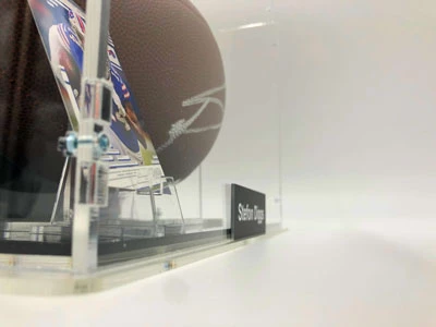 STEFON DIGGS Football Showcase (Buffalo Bills) Signierter Football, NFL Grip Cover – Bild 8