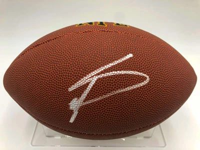 STEFON DIGGS Football Showcase (Buffalo Bills) Signierter Football, NFL Grip Cover – Bild 9