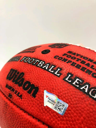 STEVE YOUNG Football Showcase (San Francisco 49ers) Signierter Football, The Duke Football – Bild 3