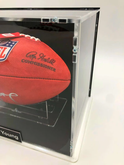 STEVE YOUNG Football Showcase (San Francisco 49ers) Signierter Football, The Duke Football – Bild 7