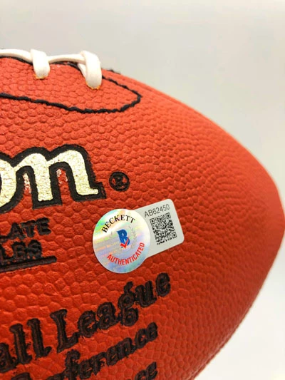 STEVE YOUNG & STAN HUMPHRIES Football Showcase (49ers/Chargers) Signierter Football, Super Bowl XXIX Limited Edition – Bild 4